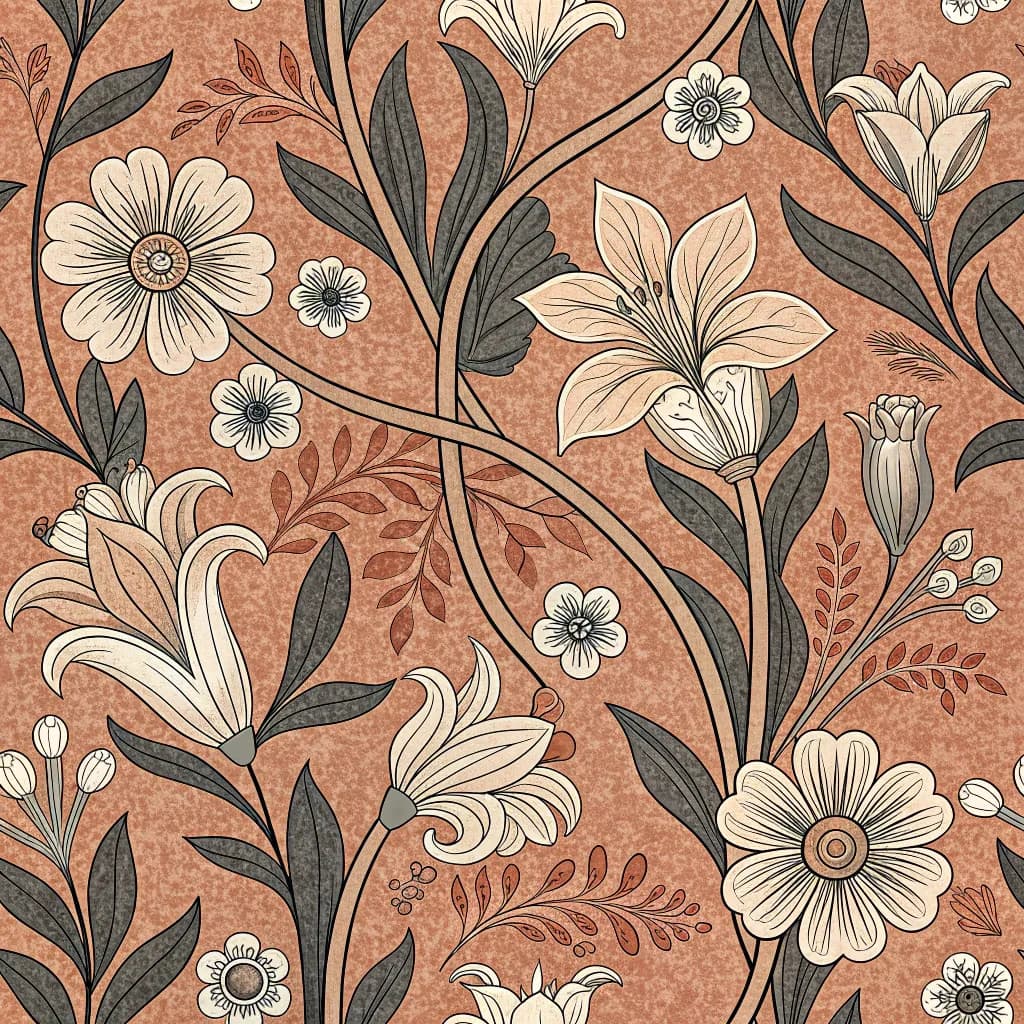 Rustic Bloom Pattern