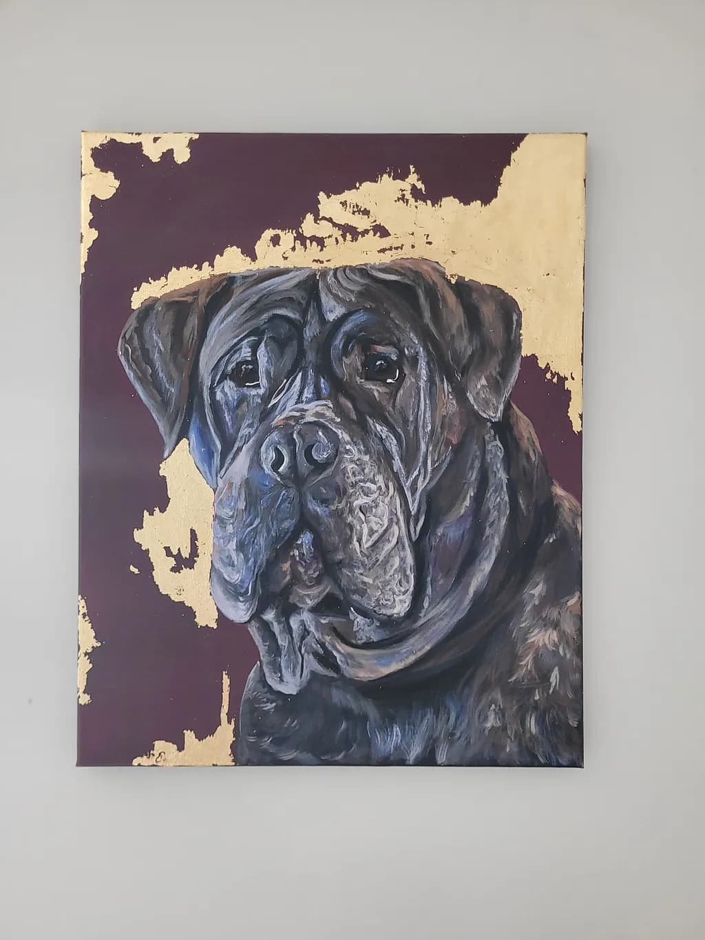 Black Mastiff Portrait