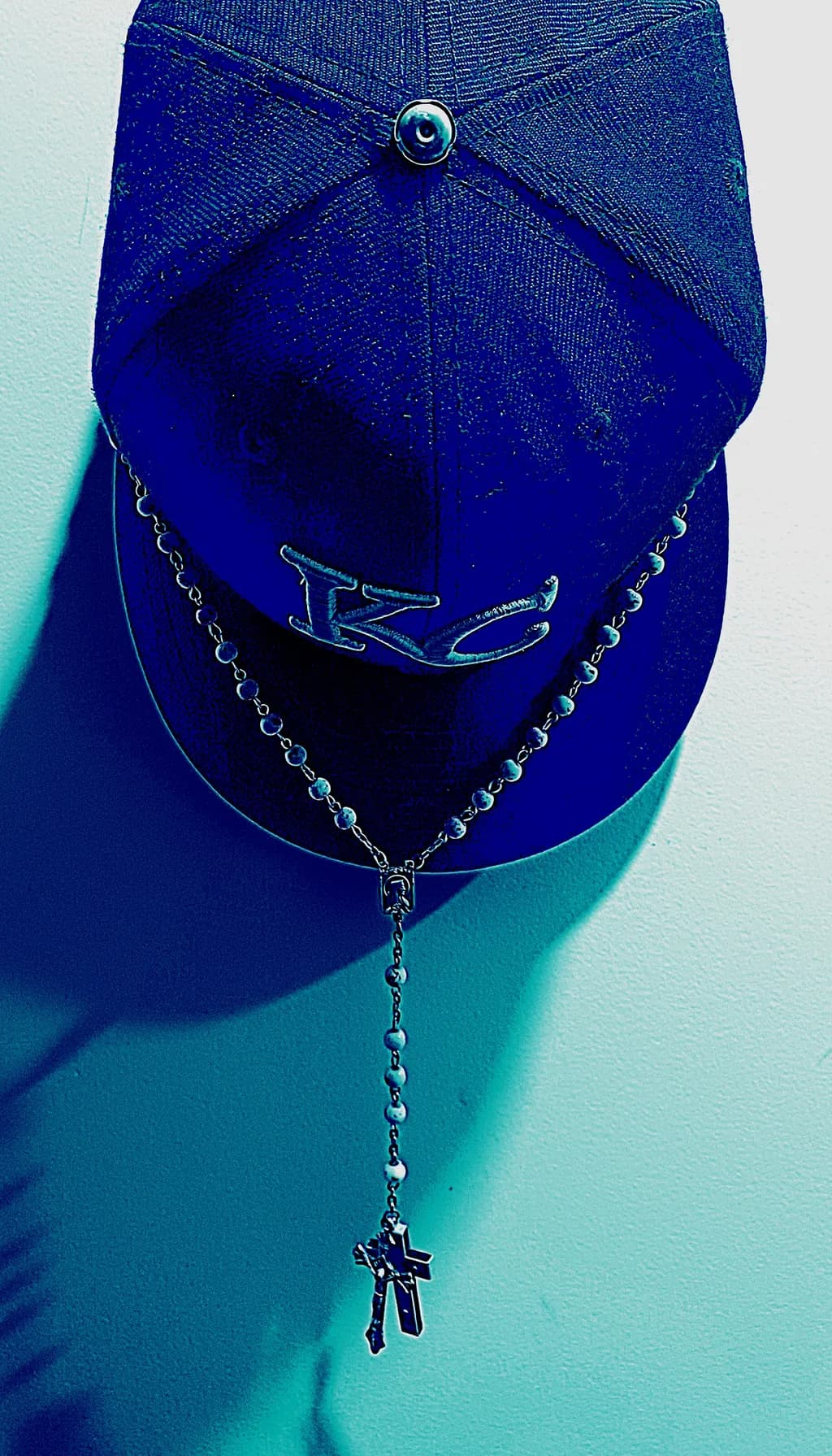 Urban Reverie: A Hat Adorned with Faith and Style