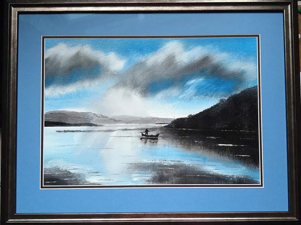 Lake Reflection Scene