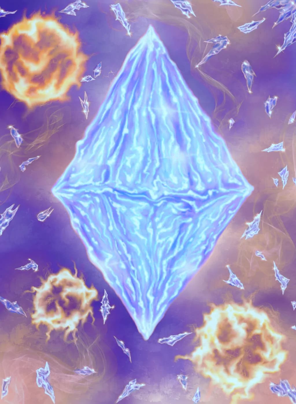 Celestial Harmony: The Dance of Ice and Fire in Cosmic Realms