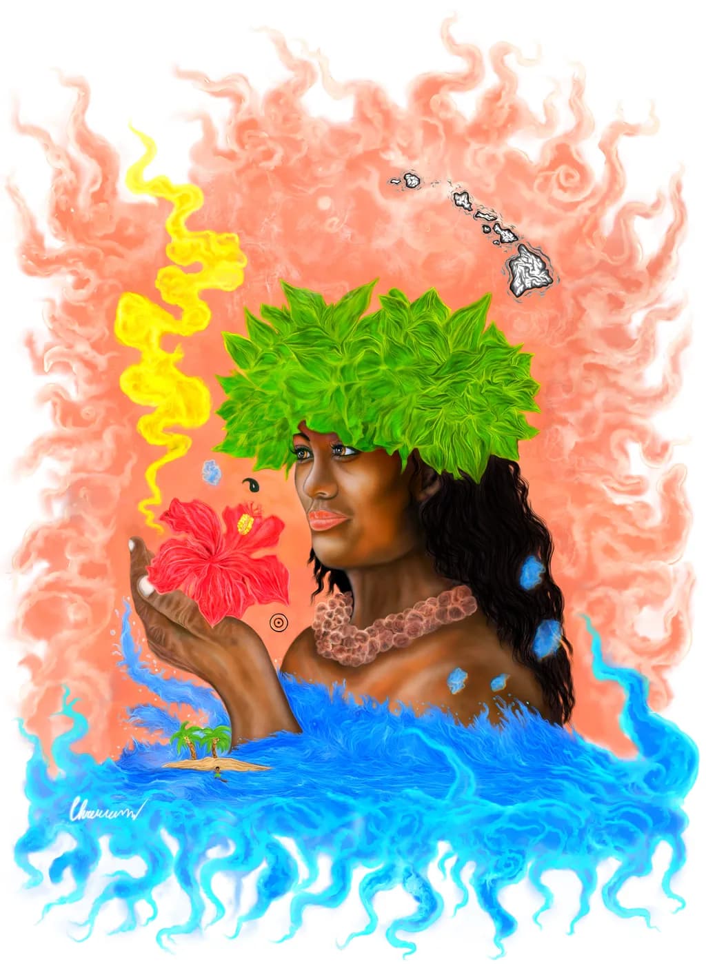 Embracing Nature's Essence: A Celebration of Life and Harmony in Vibrant Colors