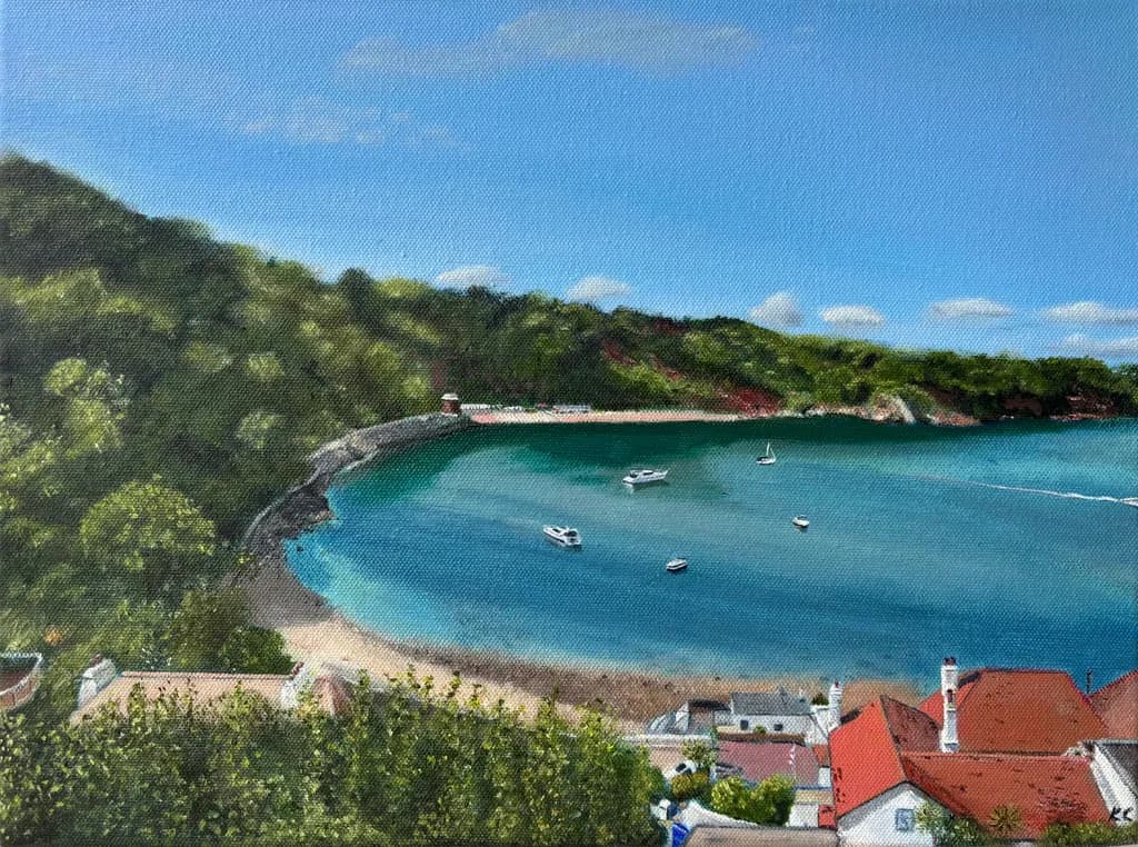 View Over Babbacombe Bay