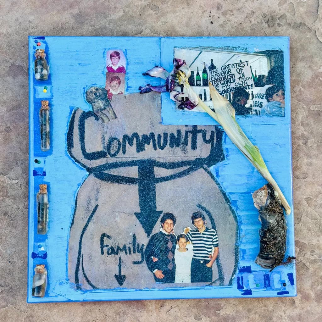 Community Ties: A Collage of Family Memories and Creative Connections