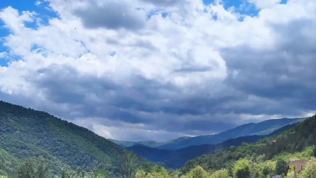Mountain Valley Sky