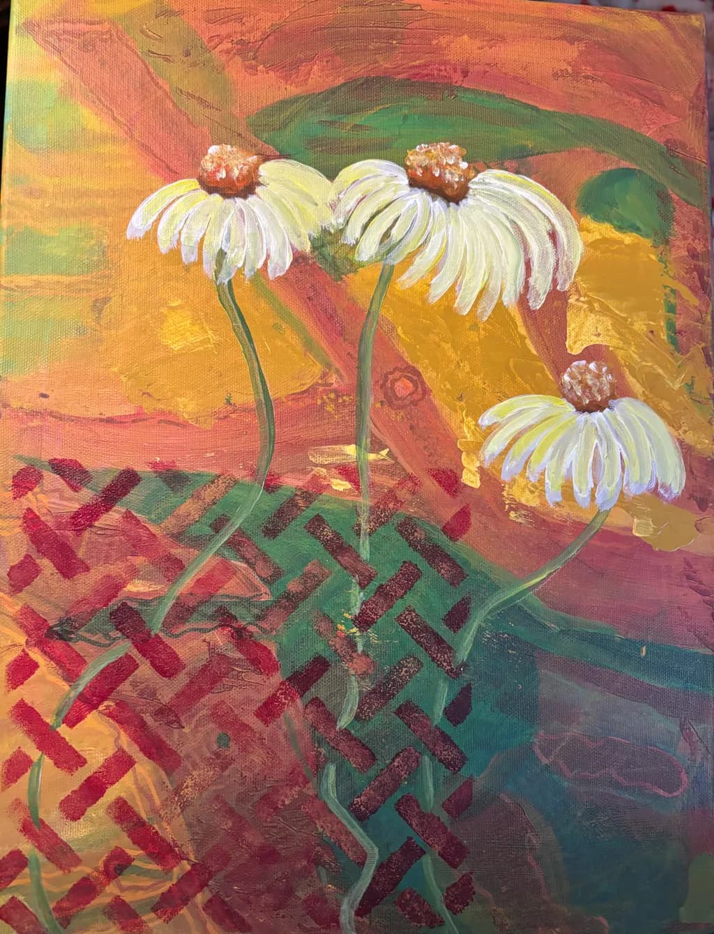 Sunlit Daisies