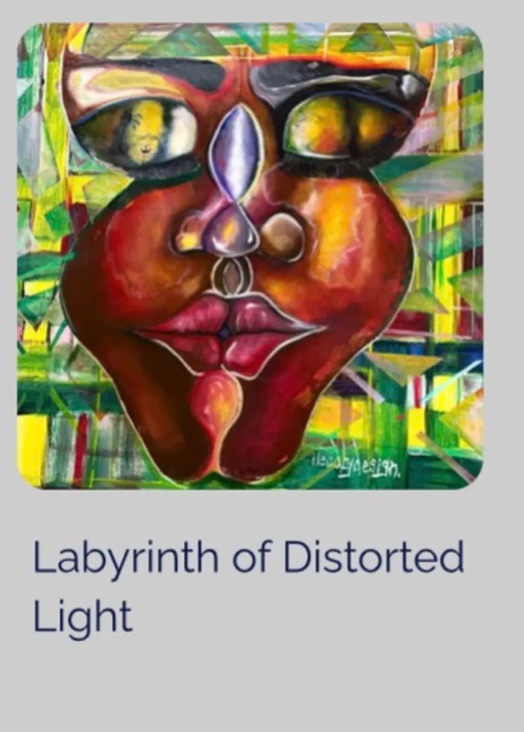 Labyrinth of Distorted Light