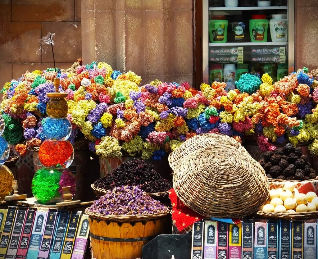 Colorful Market Stall
