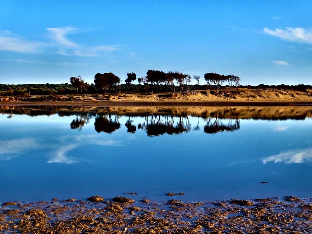Blue Lake Reflection