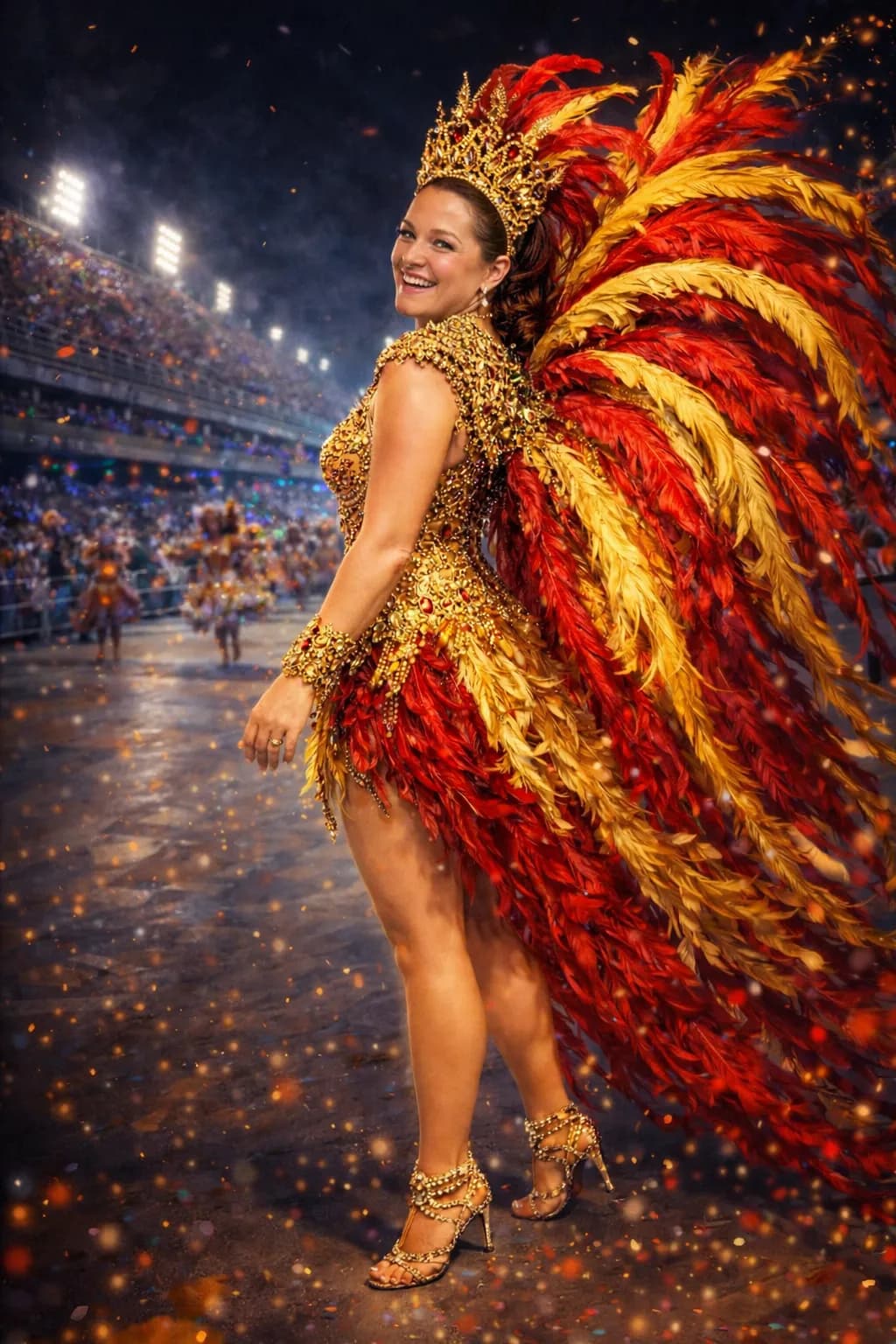Samba kuninganna karnevalil
