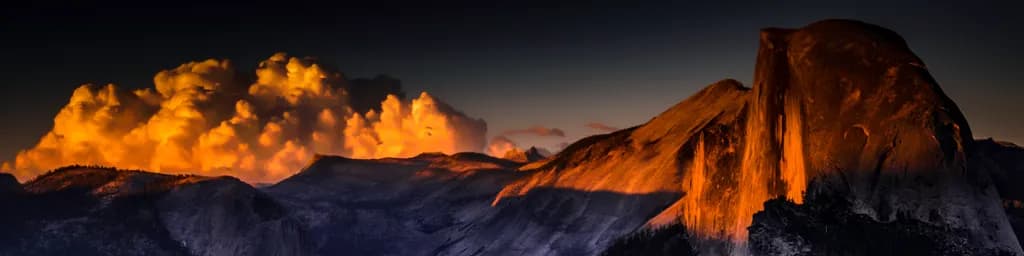 Half Dome Evening Glow