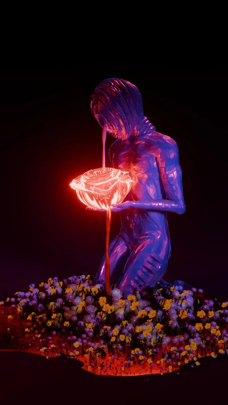 Ethereal Bloom: A Journey Through Light and Emotion