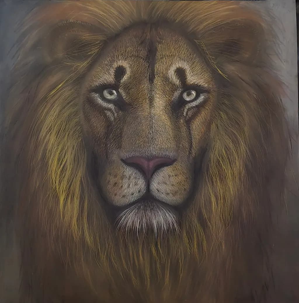 Majestic Lion Portrait