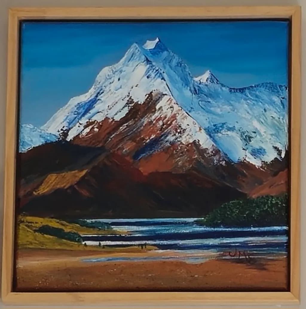 Snowcapped Peak Reflection
