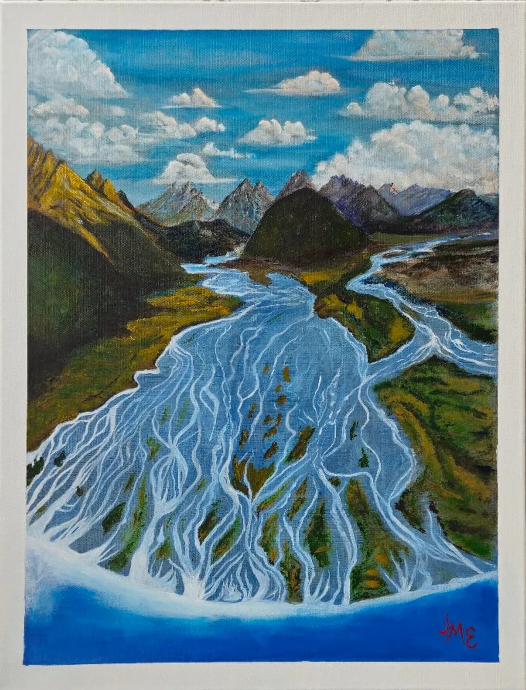 Braided River Flow