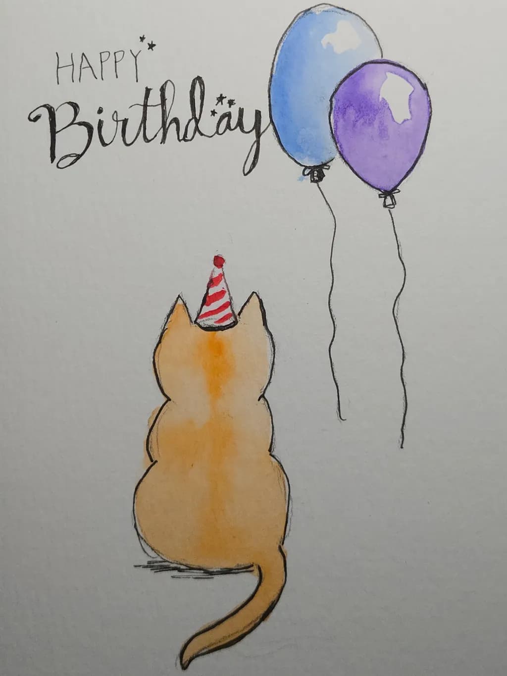 Birthday Cat Celebration