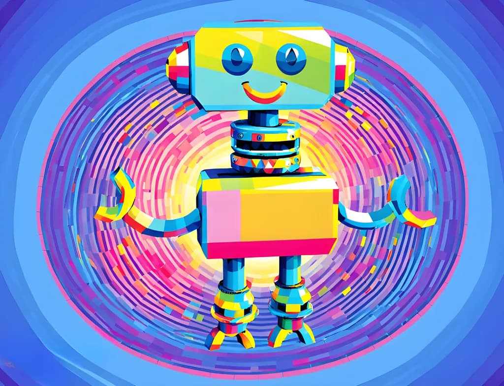 Colorful Robot Joy