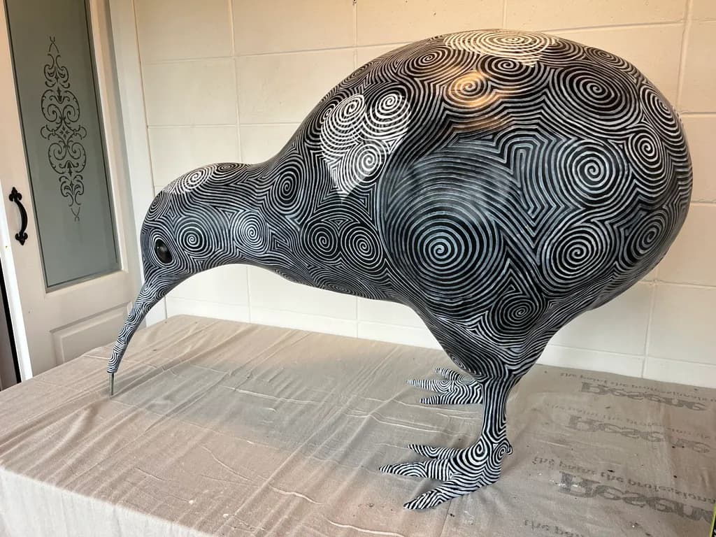 Spiral Kiwi Sculpture