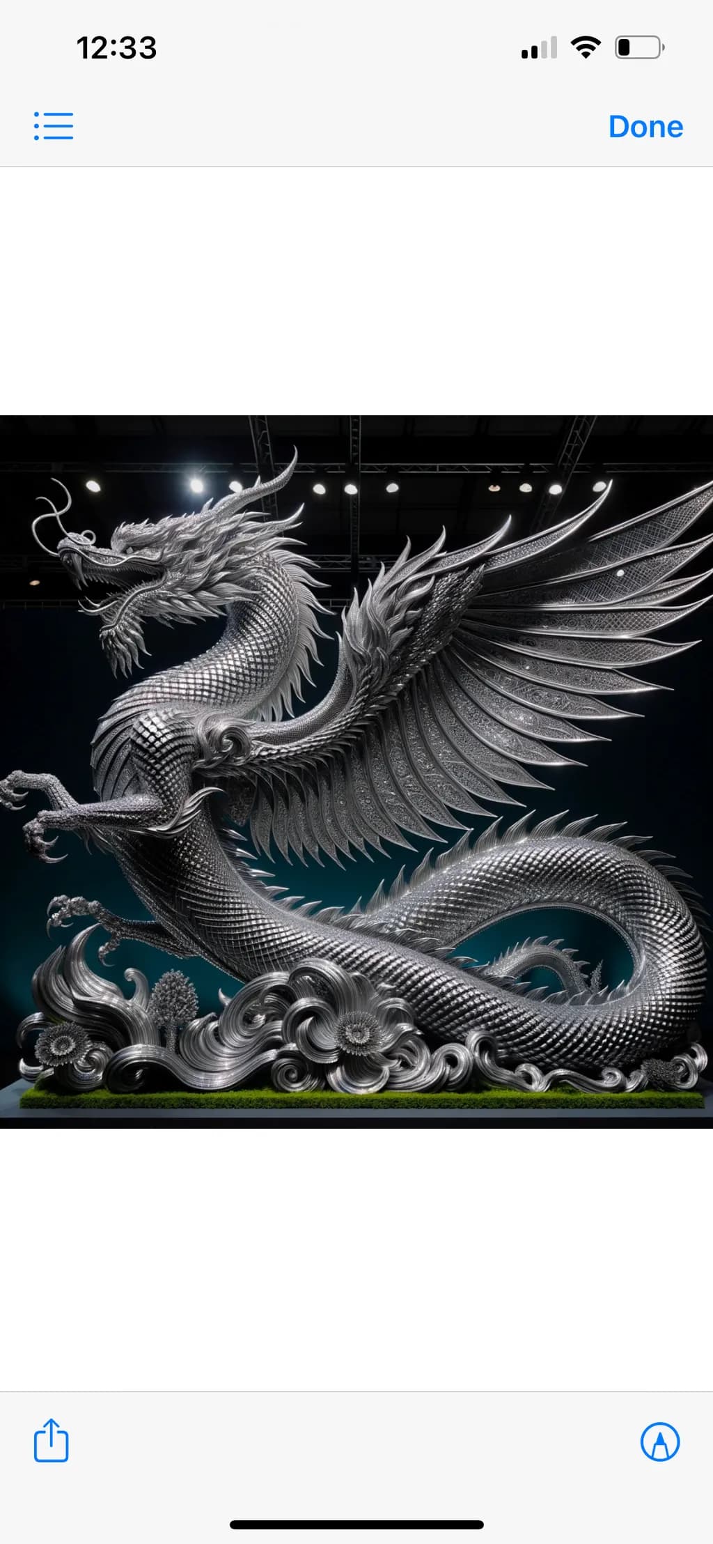 Mythical Metallic Dragon