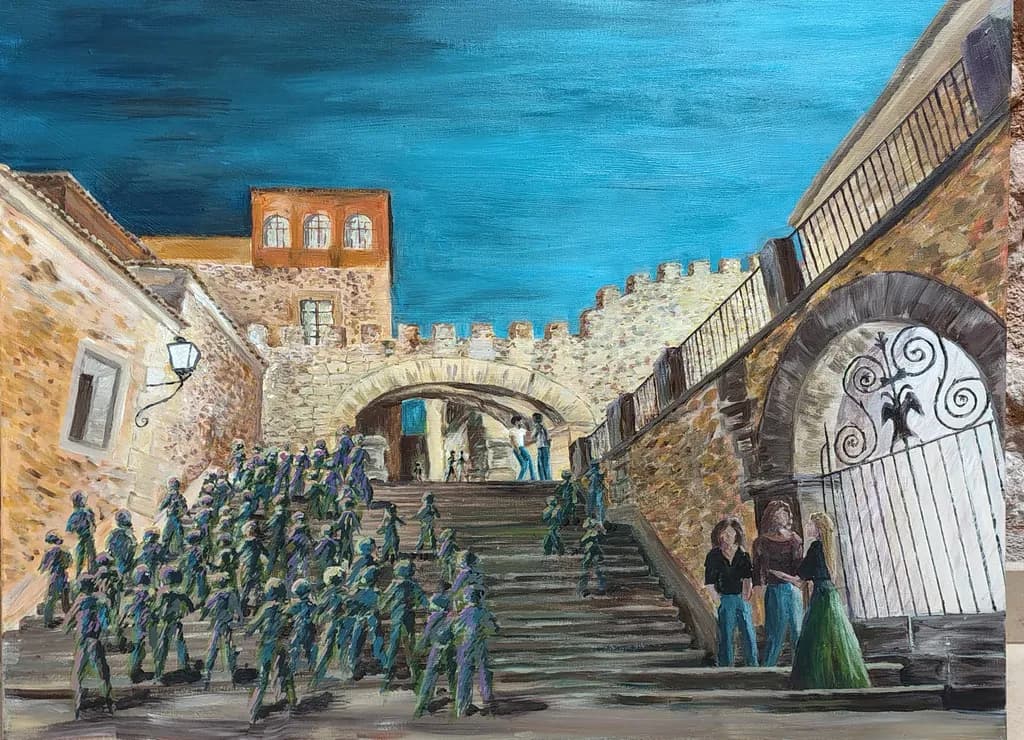 Gathering at the Archway