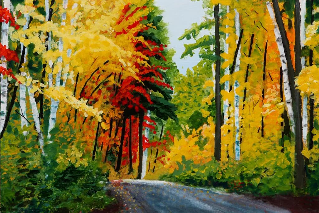 Road A4 Hudson Lakes