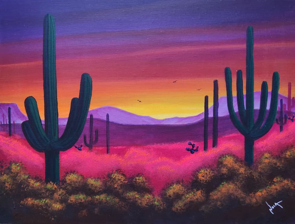Desert Dusk Serenity