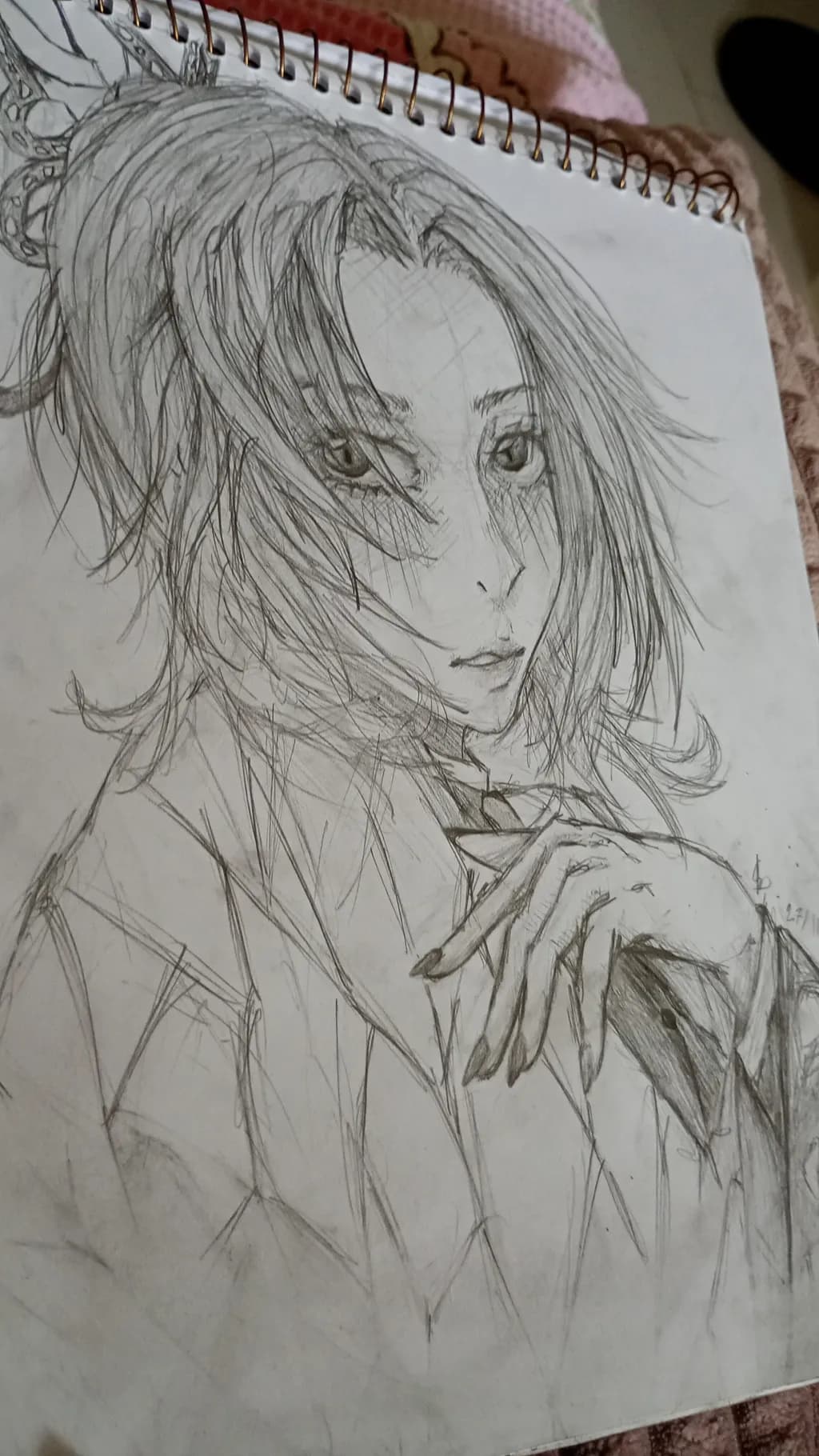 Delicate Portrait Sketch