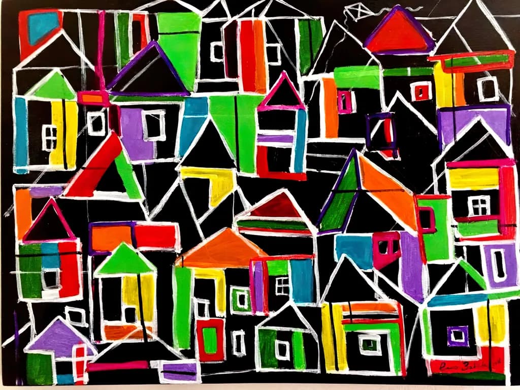 Color Block Village