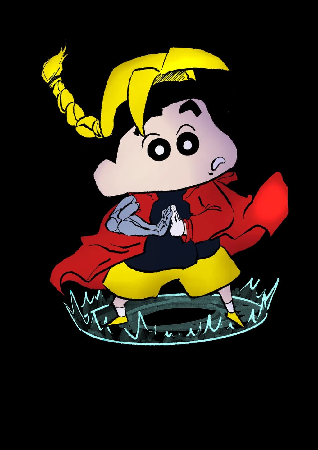 ShinChan as Edward Elric