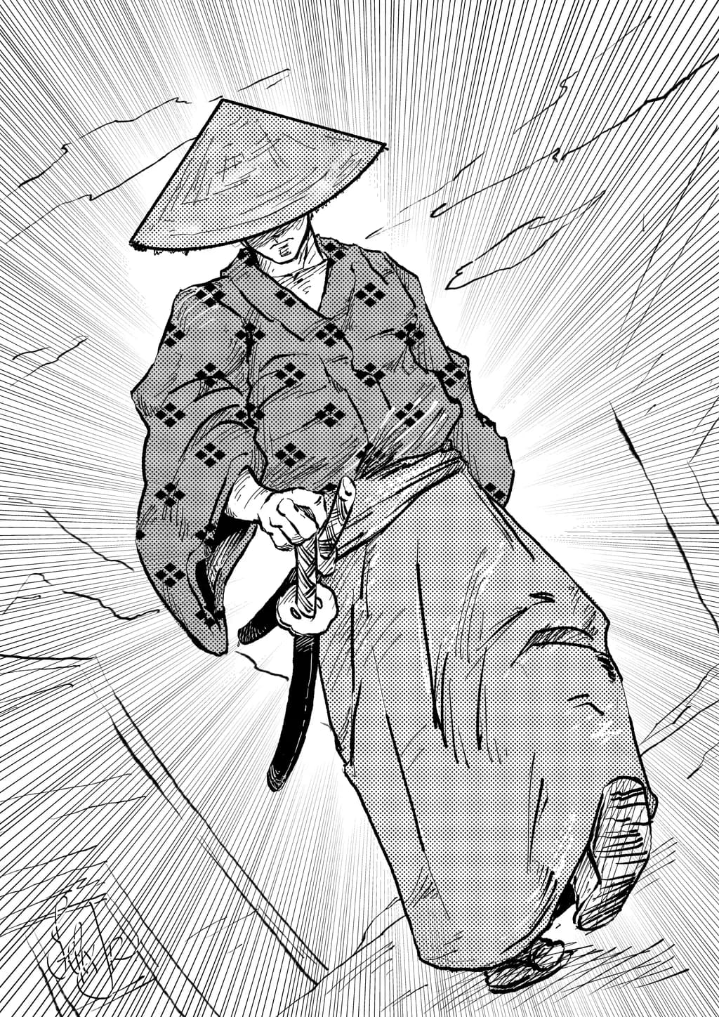 Kubidai Samurai Stance