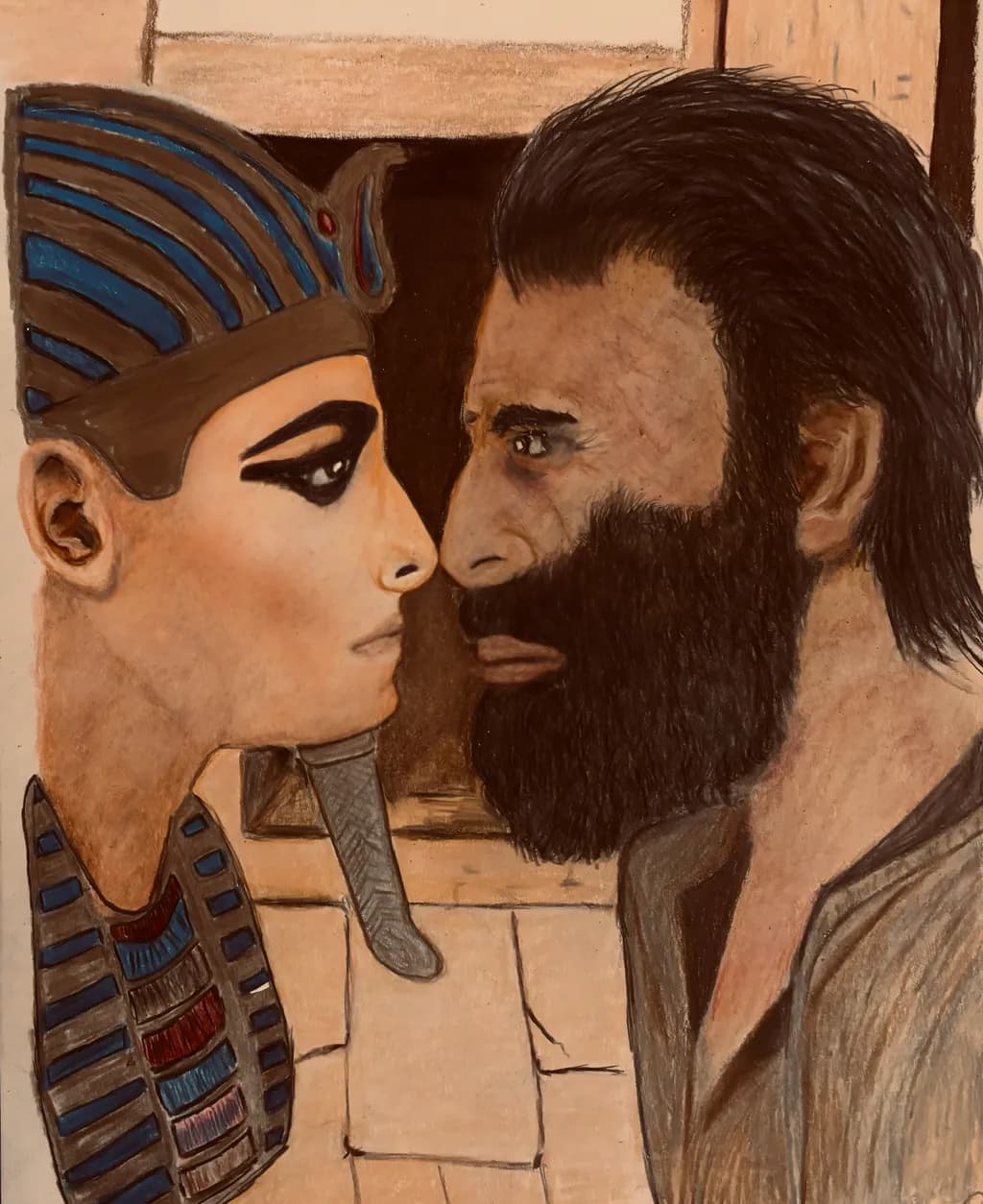 Great Leader/pagan god Faces Greater Man God