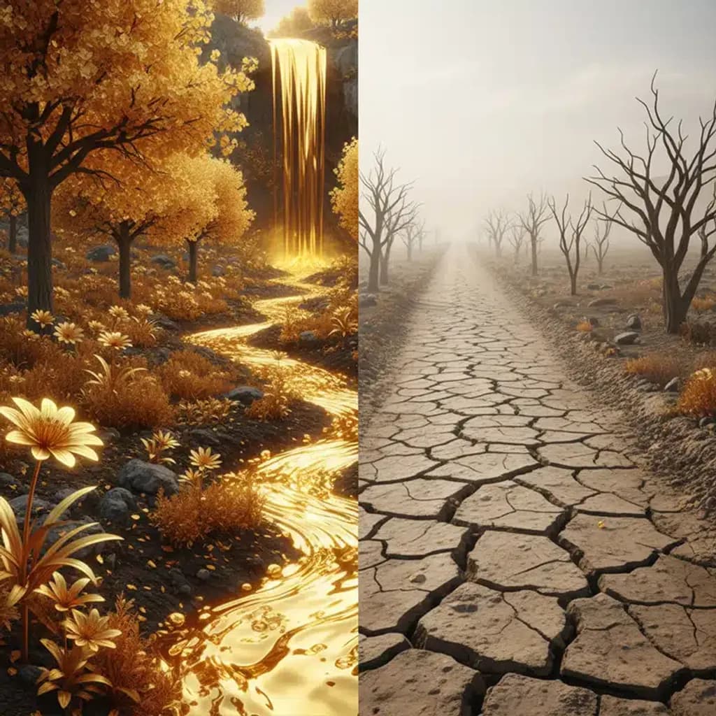 Golden Flow and Drought