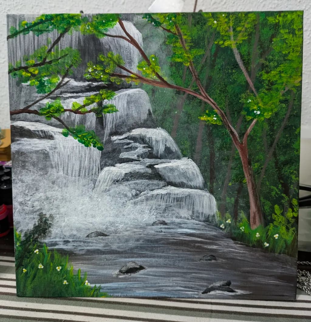 Tranquil Waterfall