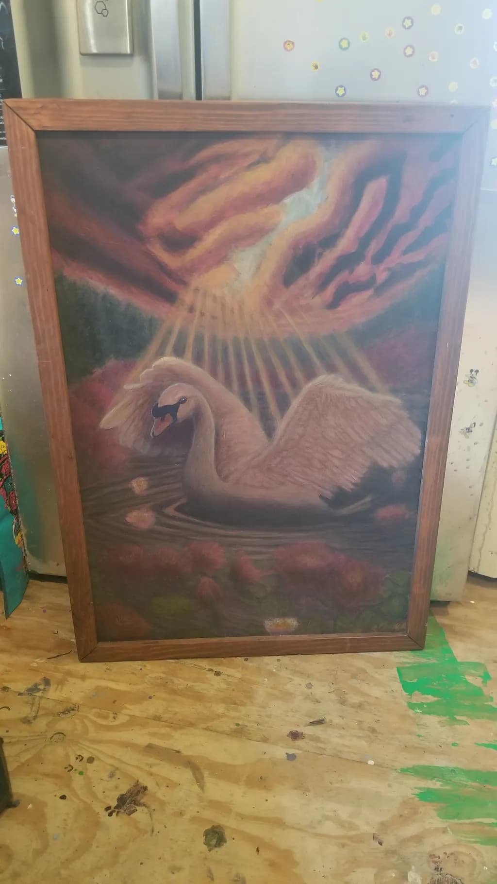 Sunlit Swan Lake