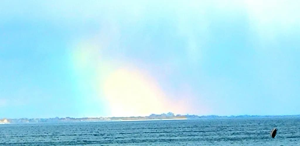 Sunlit Blue Ocean