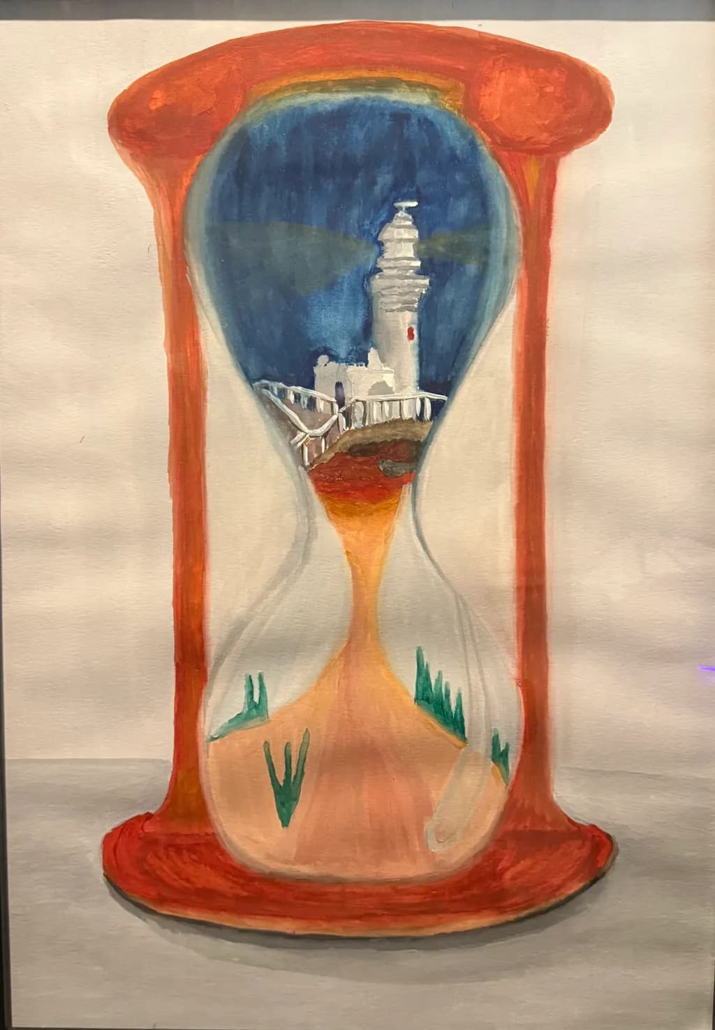 Lighthouse Hourglass