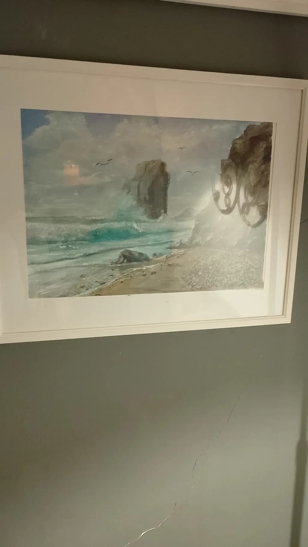 Coastal Cliffs and Sea