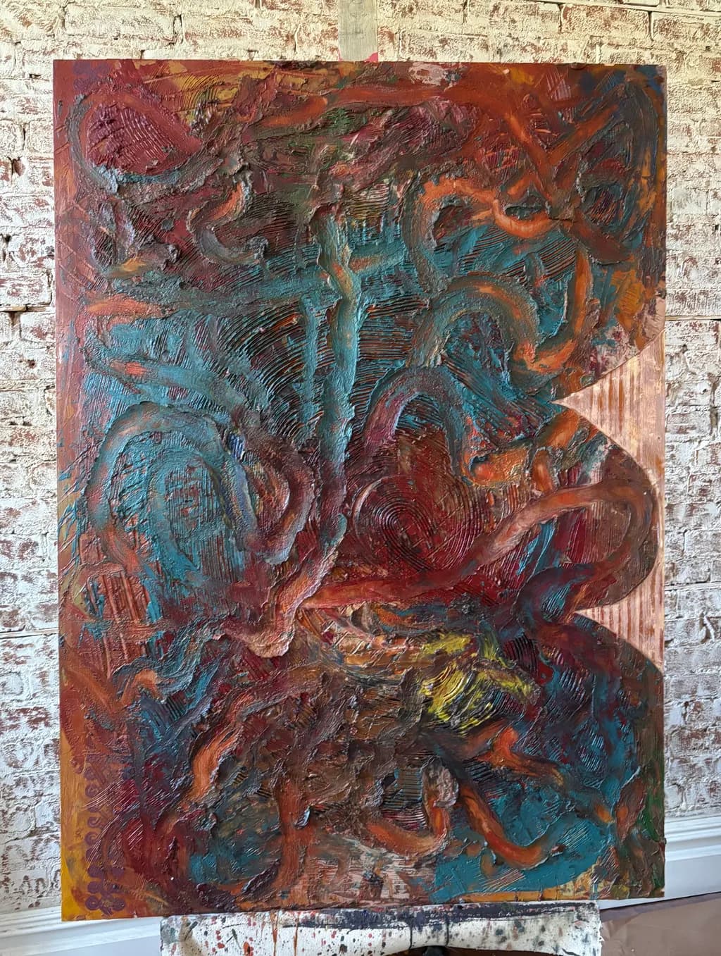 Untitled encaustic