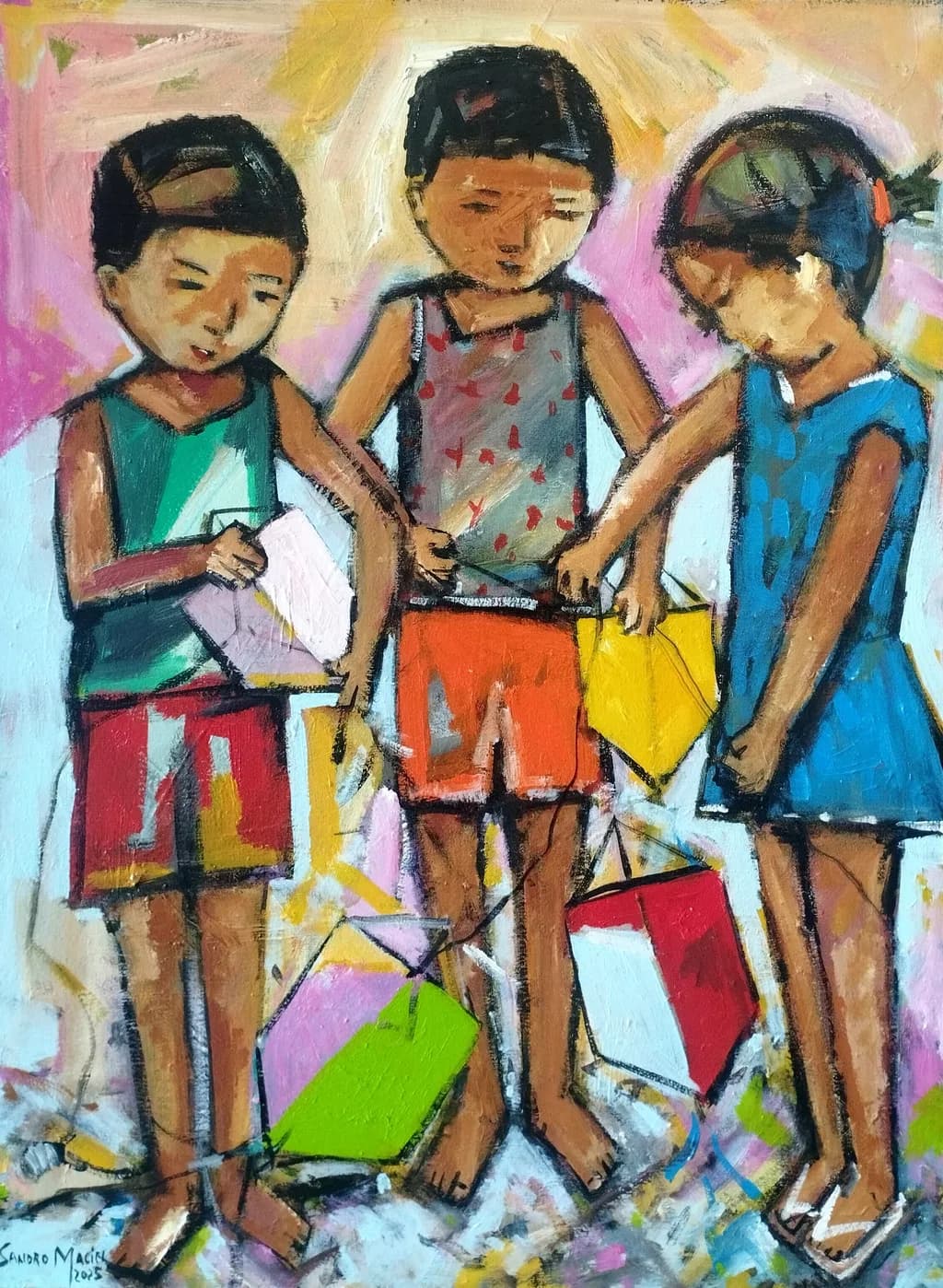 Children with Lanterns