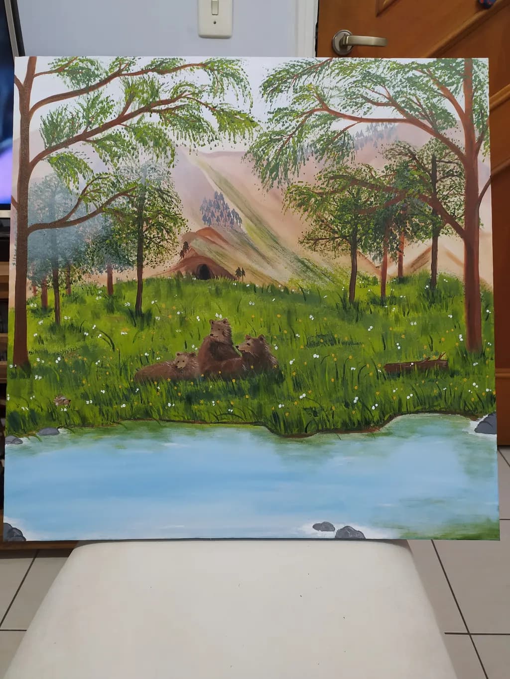 Forest Bears by the River