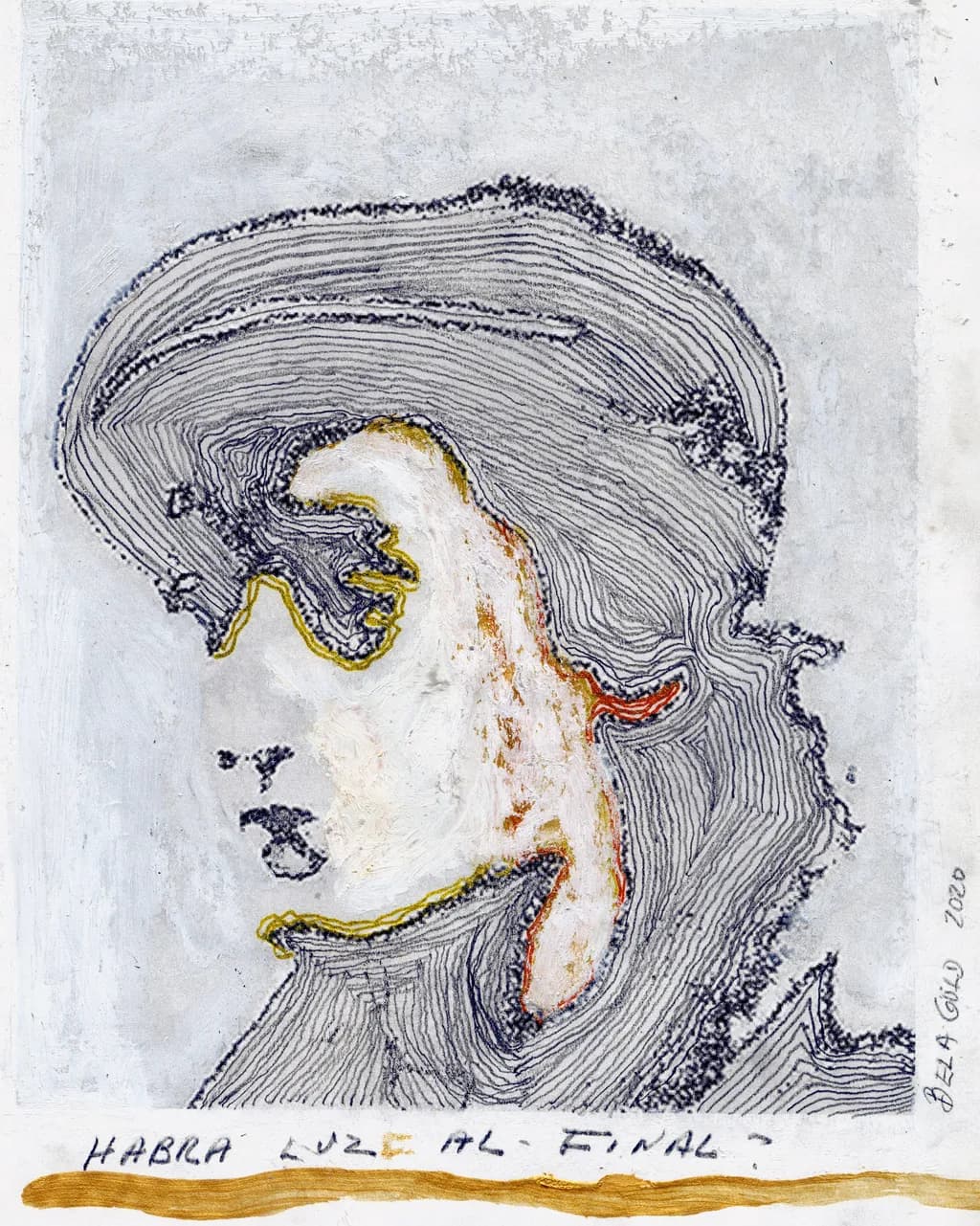 Textured Portrait Lines