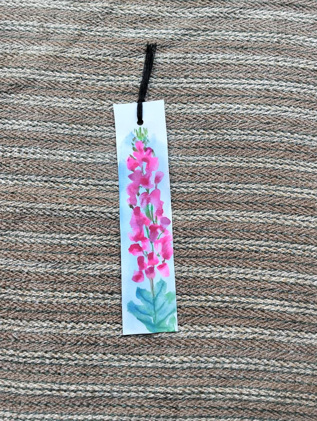 Floral Watercolor Bookmark