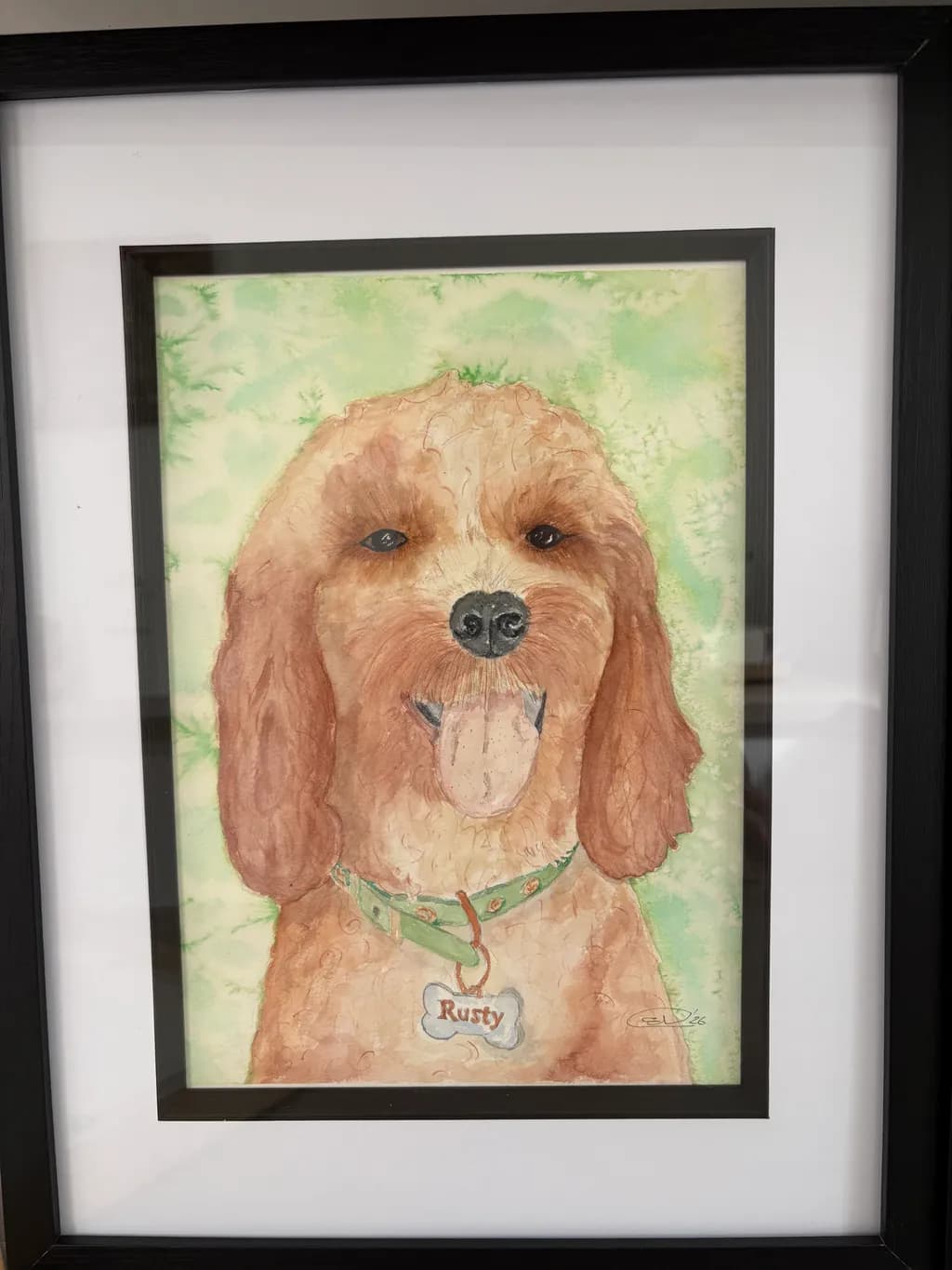Rusty the Dog Portrait