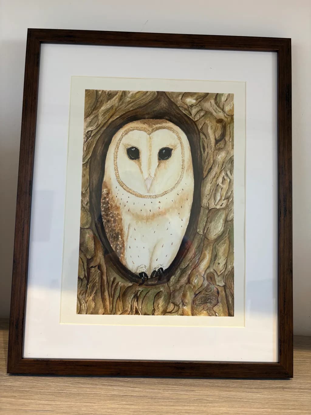 Owl in Tree Hollow