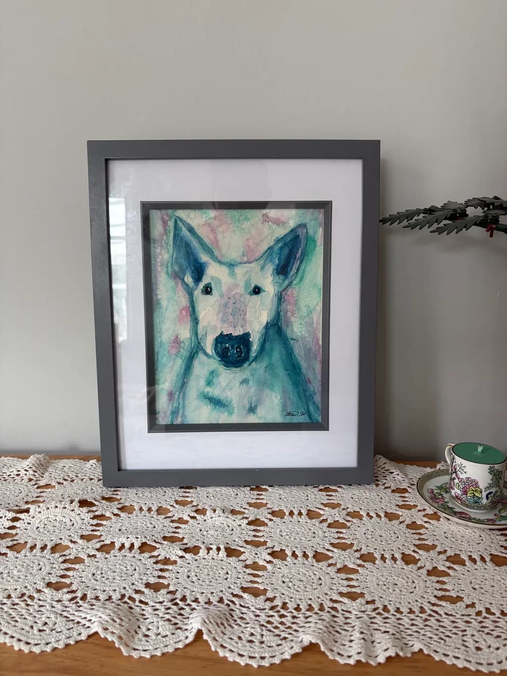 Blue Dog Portrait