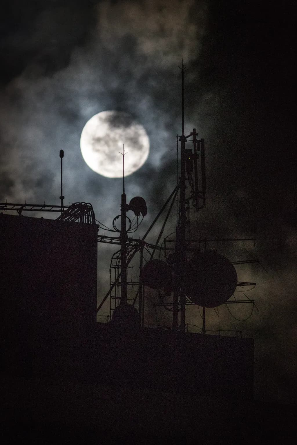 Moon Over Rooftops