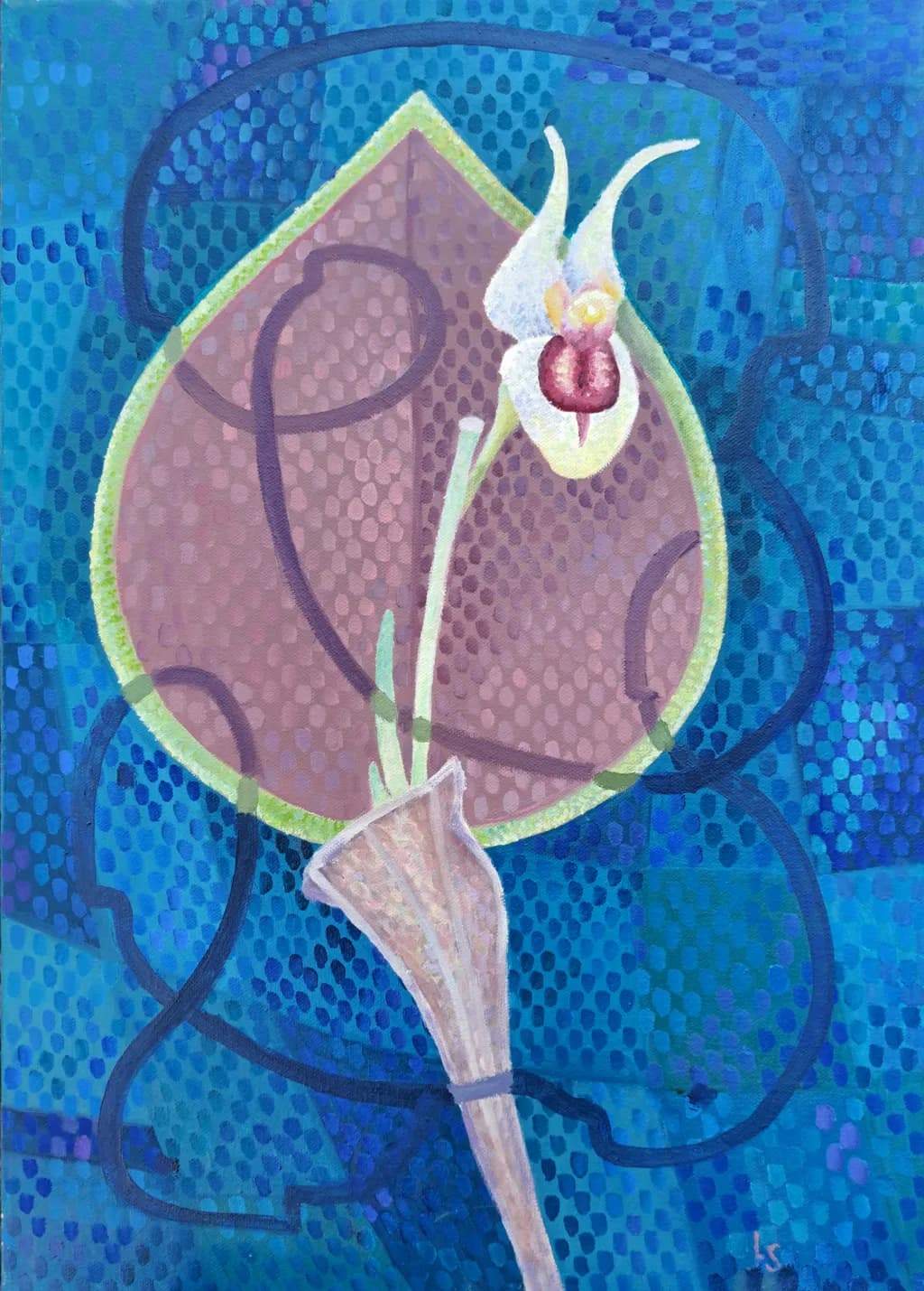 A gift to the Earth. 2019, 42 x 60 cm.