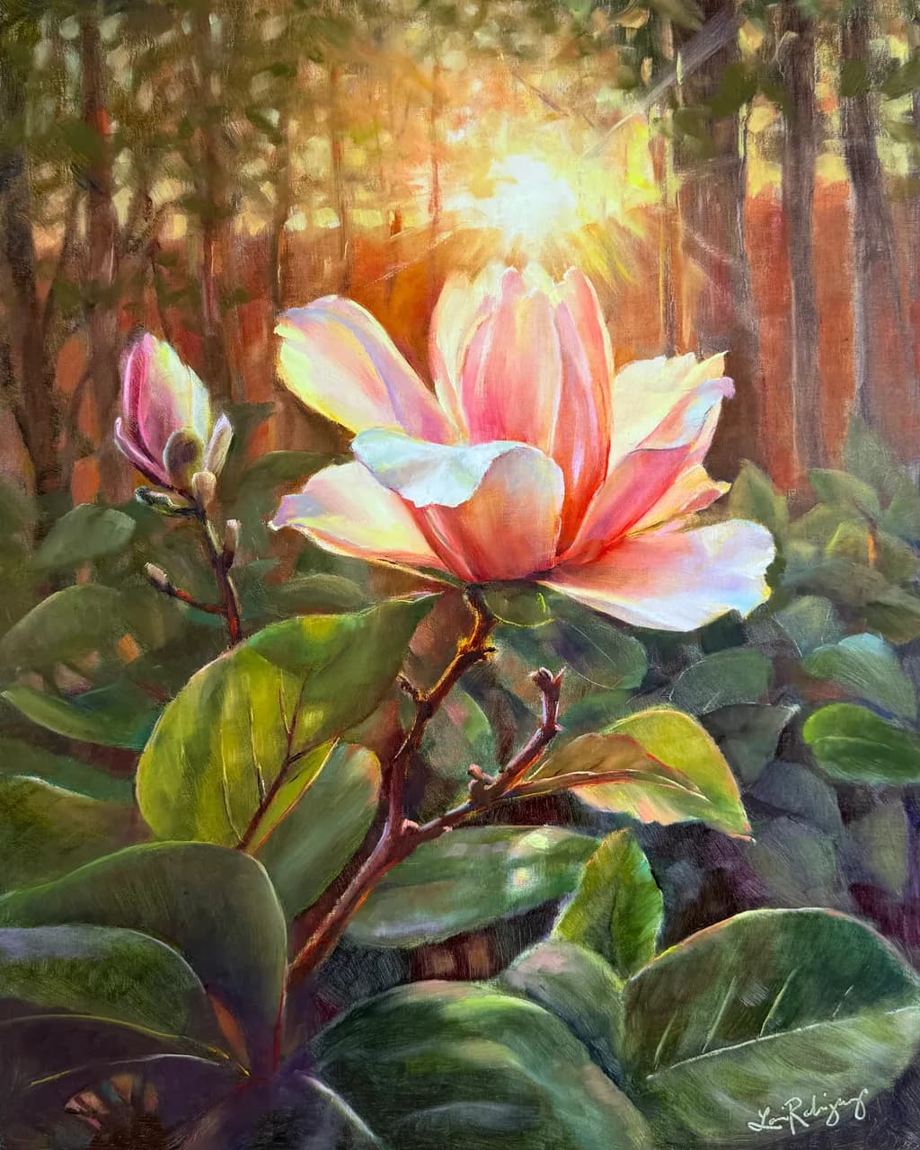 Sunlit Garden Flower