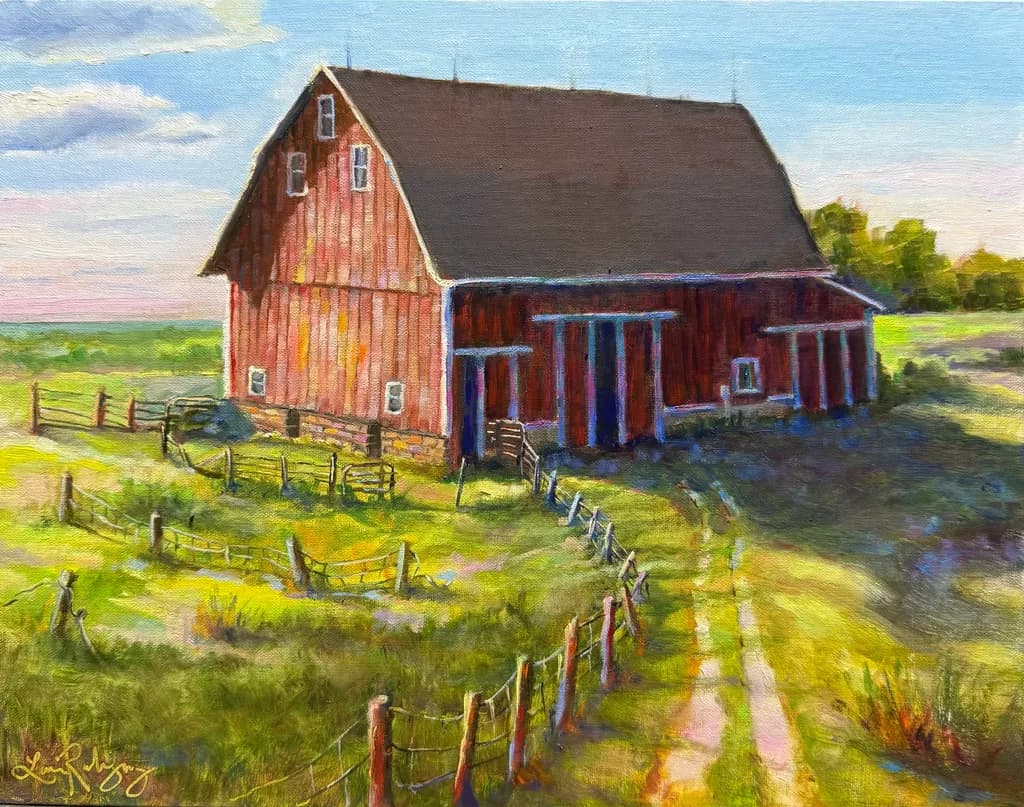 Golden Hour Barn