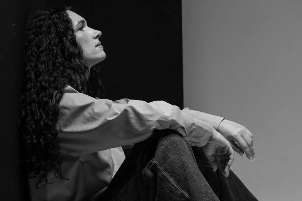 Curly Hair Portrait